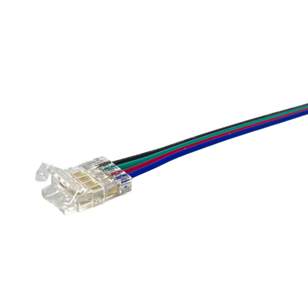 ΚΑΛΩΔΙΟ ΤΡΟΦΟΔΟΣΙΑΣ ΓΙΑ 10mm RGB COB ΛΩΡΙΔΑ LED