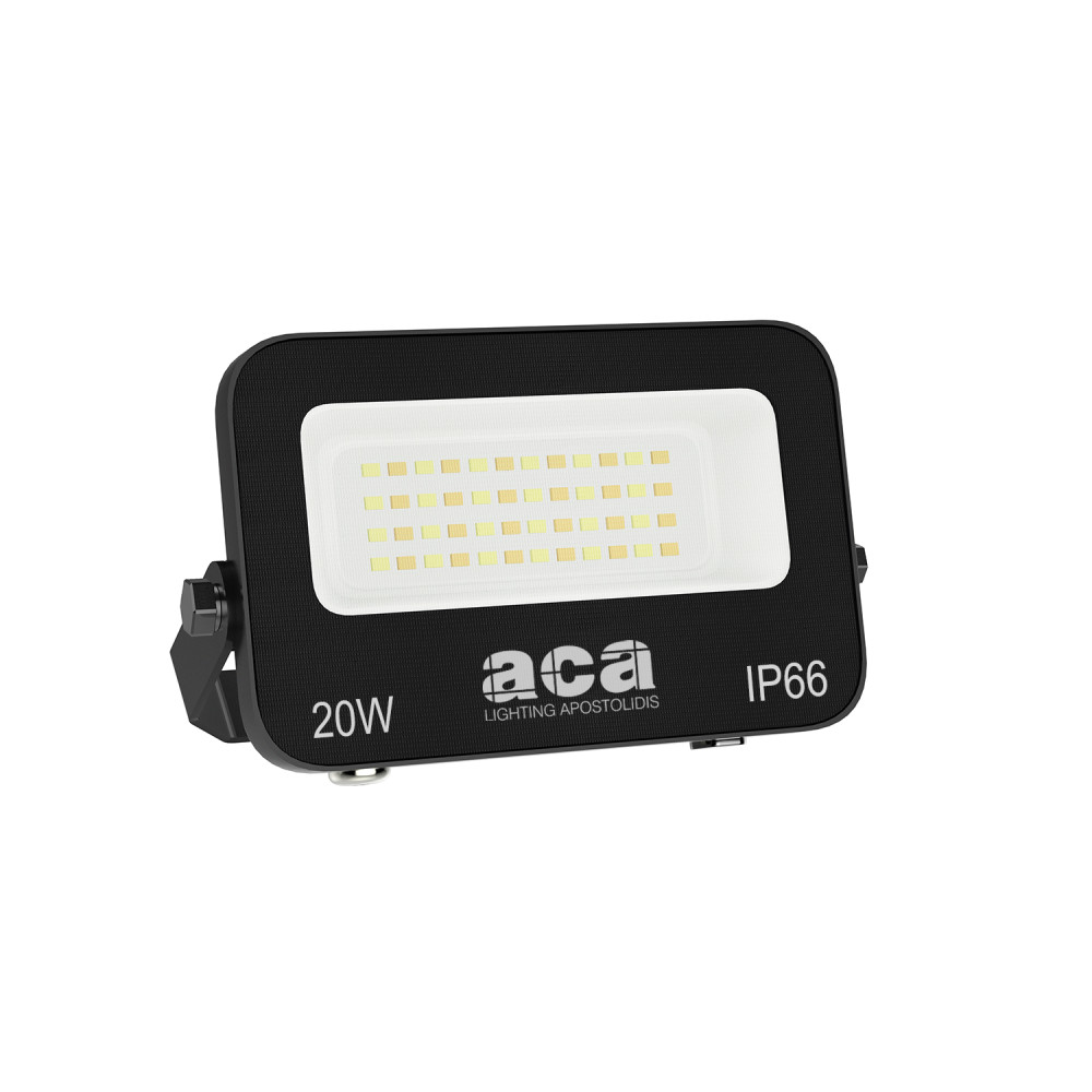 ΠΡΟΒΟΛΕΑΣ LED SMD ΜΑΥΡΟΣ 20W 3CCT 2000LM 185-265V RA>80 IP66