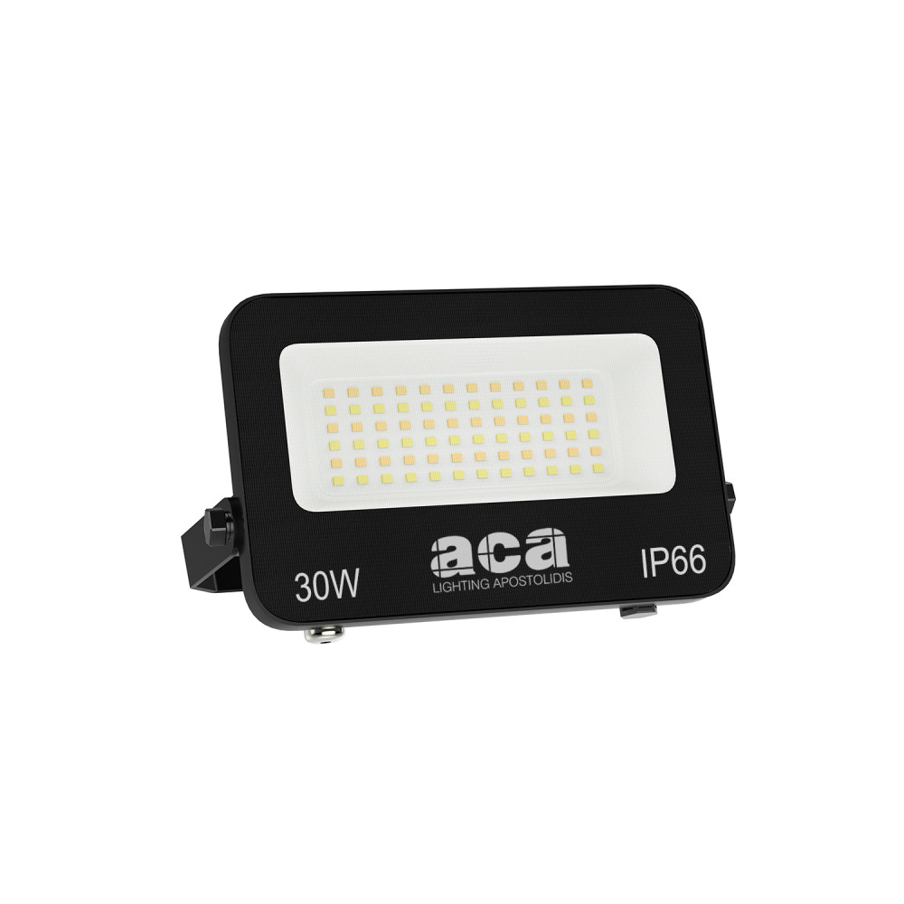 ΠΡΟΒΟΛΕΑΣ LED SMD ΜΑΥΡΟΣ 30W 3CCT 3000LM 185-265V RA>80 IP66