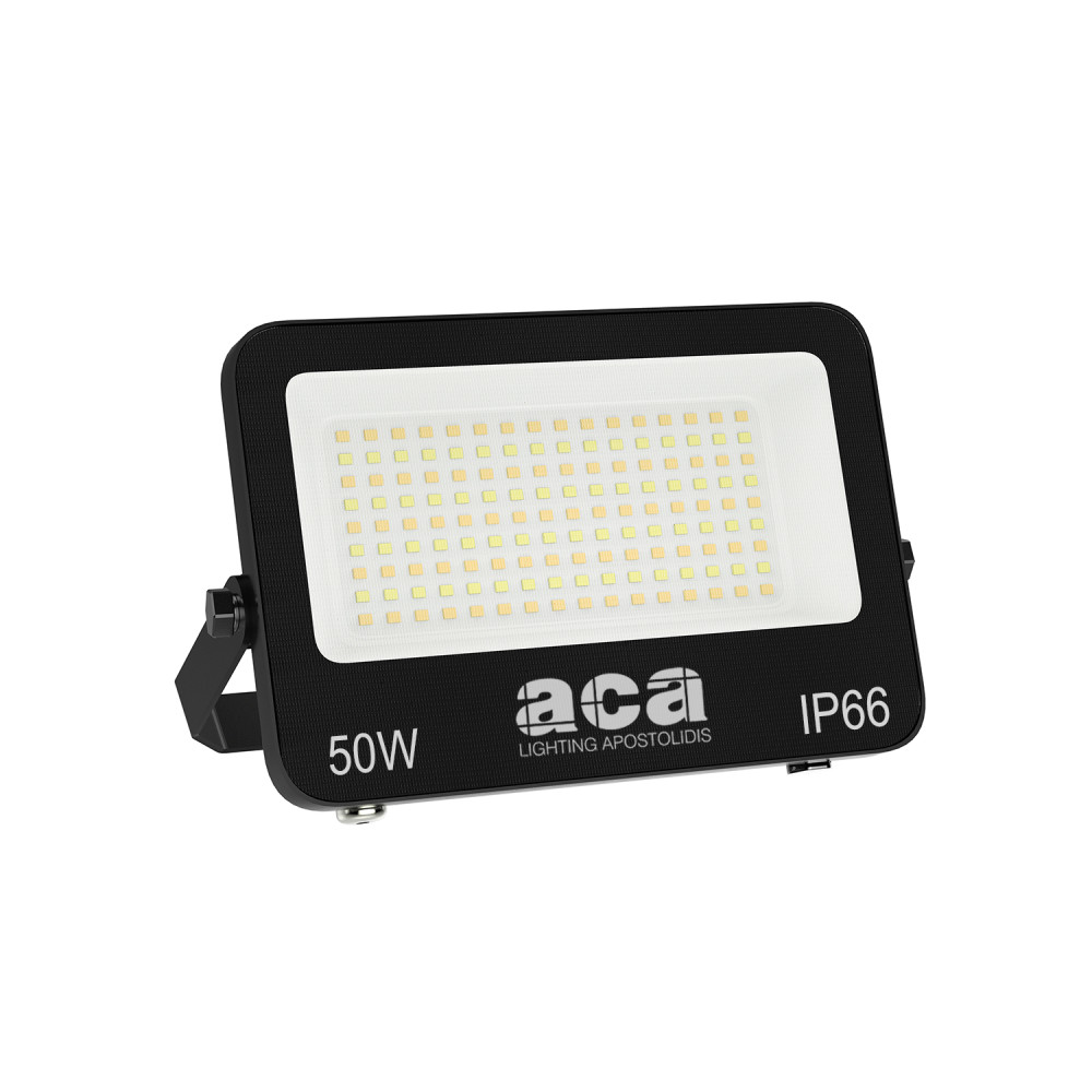 ΠΡΟΒΟΛΕΑΣ LED SMD ΜΑΥΡΟΣ 50W 3CCT 5000LM 185-265V RA>80 IP66