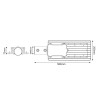 LED ΦΩΤΙΣΤΙΚΟ ΟΔΙΚΟΥ ΓΚΡΙ 230V AC 150W 15000LM 4000K 120X50˚ CLASS I IP66