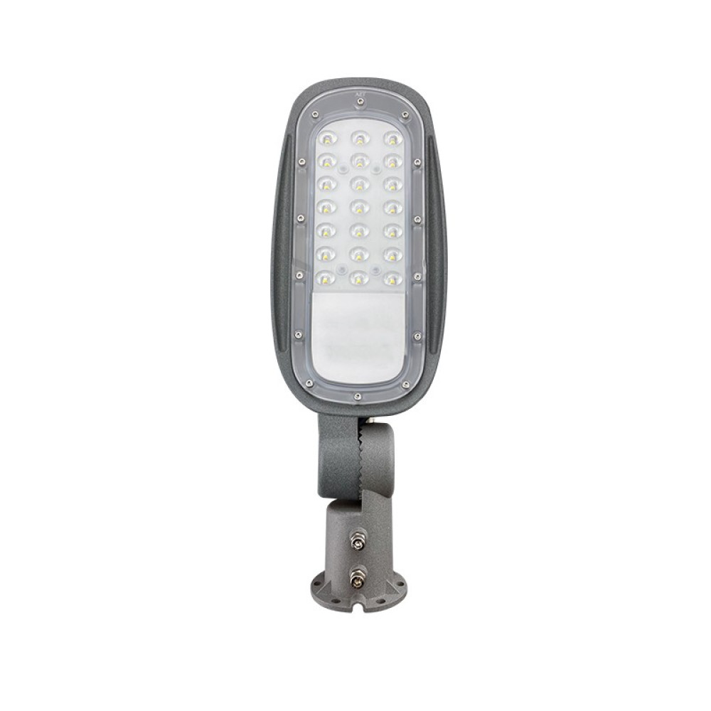 LED ΦΩΤΙΣΤΙΚΟ ΟΔΙΚΟΥ ΓΚΡΙ 230V AC 20W 4000K  2800LM 140x90˚ CLASS I IP66