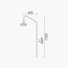 Επιτοίχιο Φωτιστικό LED ACA Esthetic OKN5012WBK Αμμώδες Μαύρο 5W 3000K 440lm