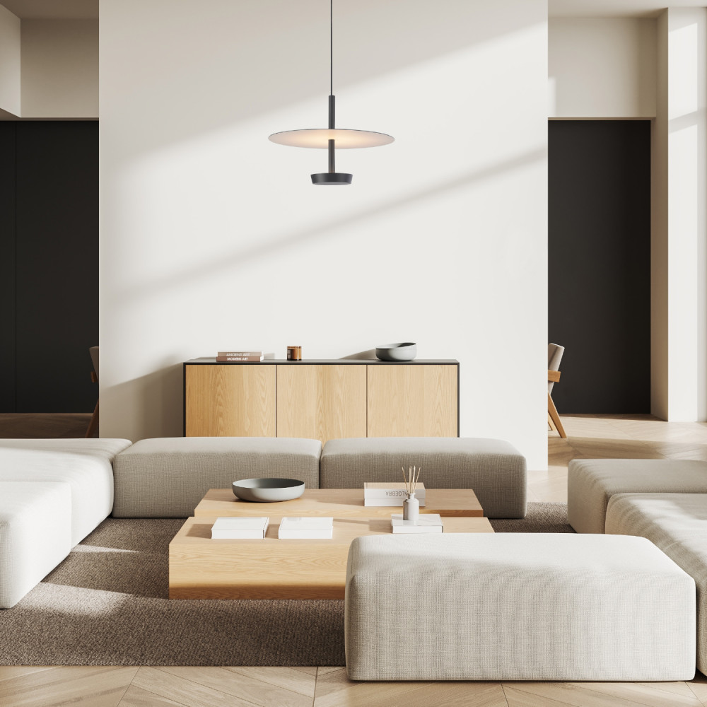 Κρεμαστό Φωτιστικό LED ACA Maison OKN5013PBK Αμμώδες Μαύρο 9W 3000K 310lm