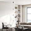 Κρεμαστό Φωτιστικό LED ACA Sundrop OKN6001PBK Αμμώδες Μαύρο 12W 3000K 370lm
