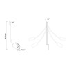 BLACK LED TRACK LIGHT 10W 3000K 4WIRES 24° 850LM 230V Ra80