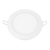 LED ΠΑΝΕΛ ΧΩΝΕΥΤΟ 230V AC 12W 3000K 1040LM Ra80 Φ170mm ΛΕΥΚΟ ΣΤΡΟΓΓΥΛΟ