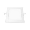 LED ΠΑΝΕΛ ΧΩΝΕΥΤΟ 230V AC 12W 4000K 1100LM Ra80 Φ170mm ΛΕΥΚΟ ΤΕΤΡΑΓΩΝΟ