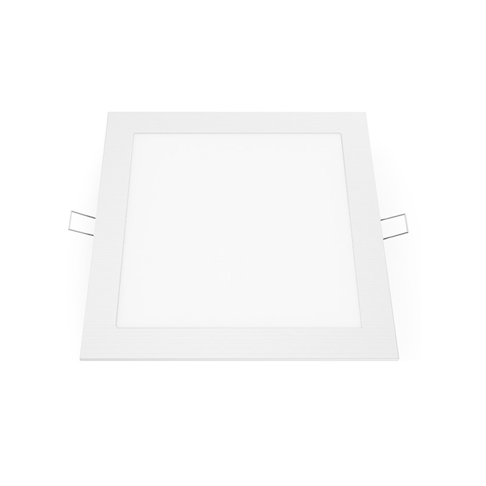 LED ΠΑΝΕΛ ΧΩΝΕΥΤΟ 230V AC 18W 3000K 1700LM  Ra80 Φ223mm ΛΕΥΚΟ ΤΕΤΡΑΓΩΝΟ