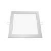 LED ΠΑΝΕΛ ΧΩΝΕΥΤΟ 230V AC 18W 4000K 1800LM Ra80 Φ223mm ΝΙΚΕΛ ΜΑΤ ΤΕΤΡΑΓΩΝΟ