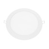 LED ΠΑΝΕΛ ΧΩΝΕΥΤΟ 230V AC 23W 4000K 2120LM Ra80 Φ298mm ΛΕΥΚΟ ΣΤΡΟΓΓΥΛΟ