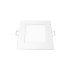 LED ΠΑΝΕΛ ΧΩΝΕΥΤΟ 230V AC 6W 4000K 470LM Ra80 Φ118mm ΛΕΥΚΟ ΤΕΤΡΑΓΩΝΟ
