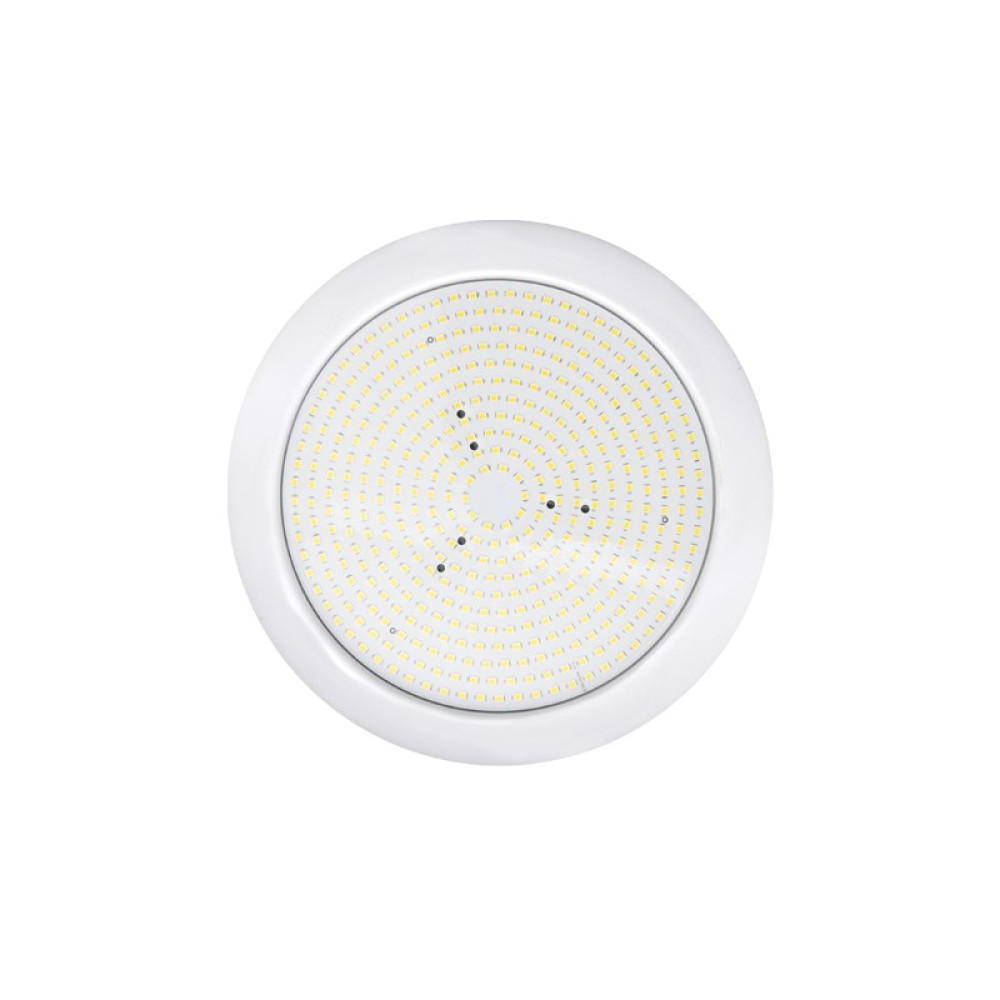 LED ΦΩΤΙΣΤΙΚΟ ΠΛΑΣΤΙΚΟ ΠΙΣΙΝΑΣ 12V DC 20W 4000K 2200LM 110° IP68 Φ210Χ20mm ΛΕΥΚΟ