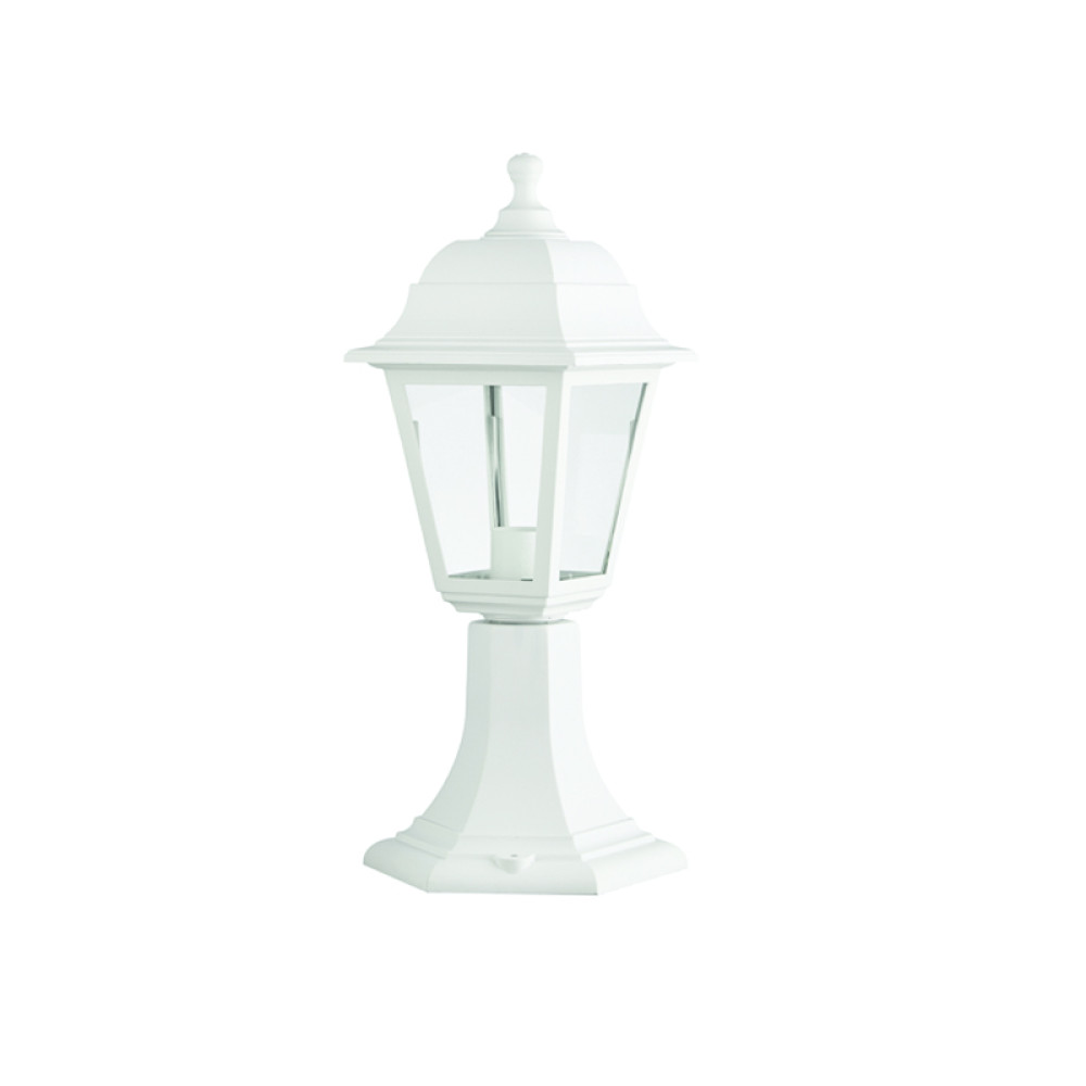 Υ/Κ 4S PLASTIC FLOOR GARDEN WHITE LUMINAIRE 40,5CM E27 IP44