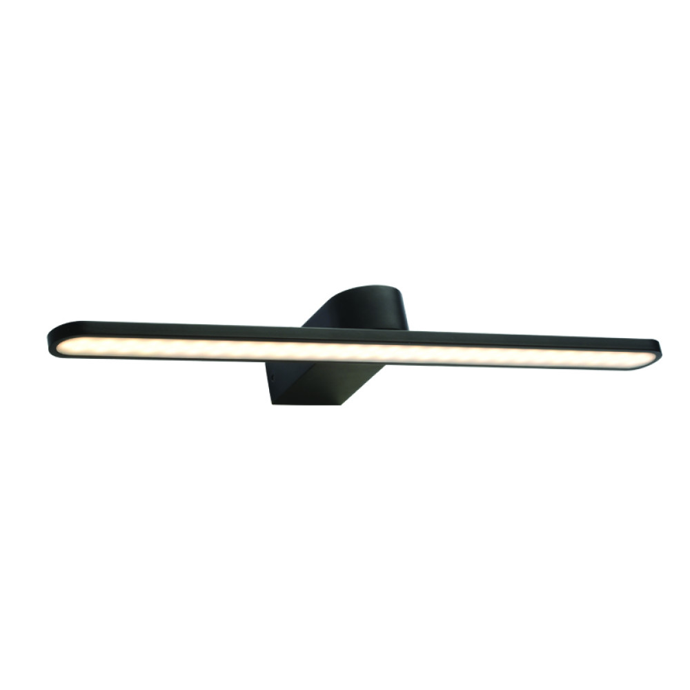 PHOEBE-ΦΩΤΙΣΤΙΚΟ ΕΠΙΤΟΙΧΟ ΜΑΥΡΟ ΜΑΤ ΜΕΤΑΛΛΙΚΟ  LED 16W 4000K 1040LM IP44 50Χ12Χ4CM