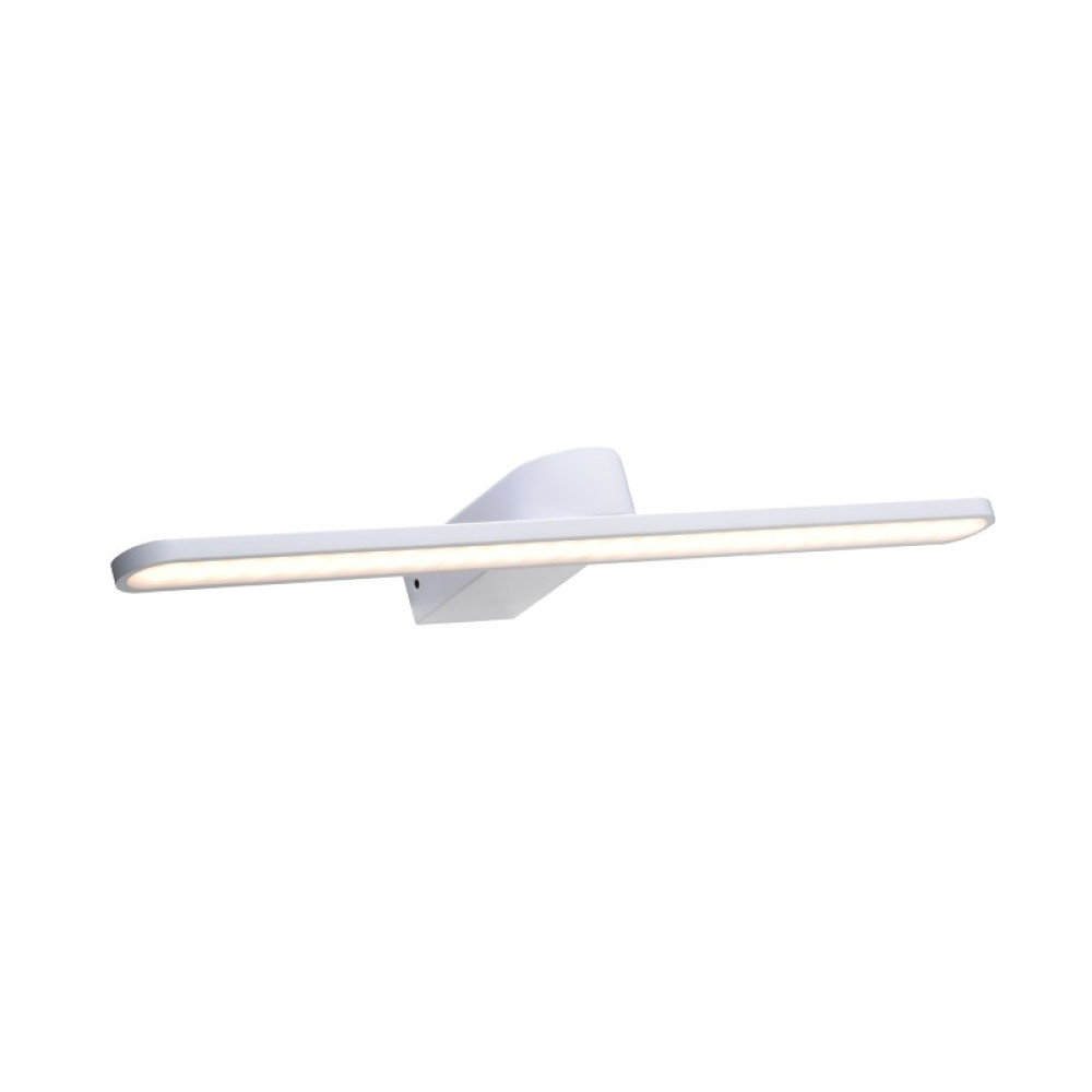 PHOEBE-ΦΩΤΙΣΤΙΚΟ ΕΠΙΤΟΙΧΟ ΛΕΥΚΟ ΜΑΤ ΜΕΤΑΛΛΙΚΟ LED 16W 3000K 1040LM 50Χ12Χ4CM