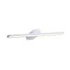 PHOEBE-ΦΩΤΙΣΤΙΚΟ ΕΠΙΤΟΙΧΟ ΛΕΥΚΟ ΜΑΤ ΜΕΤΑΛΛΙΚΟ LED 16W 3000K 1040LM 50Χ12Χ4CM