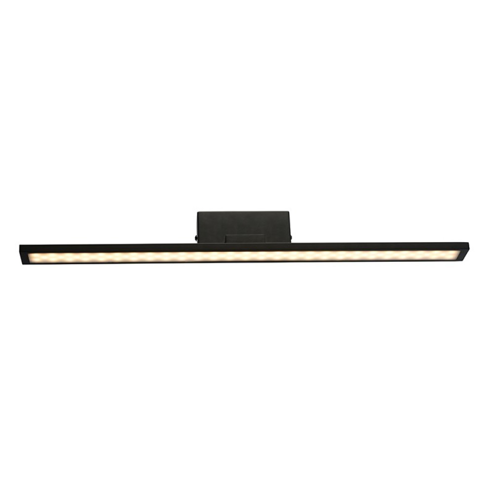 CHLOE-ΦΩΤΙΣΤΙΚΟ ΕΠΙΤΟΙΧΟ ΜΑΥΡΟ ΜΑΤ ΜΕΤΑΛΛΙΚΟ LED 16W 3000K 1040LM IP44 56X7X7CM