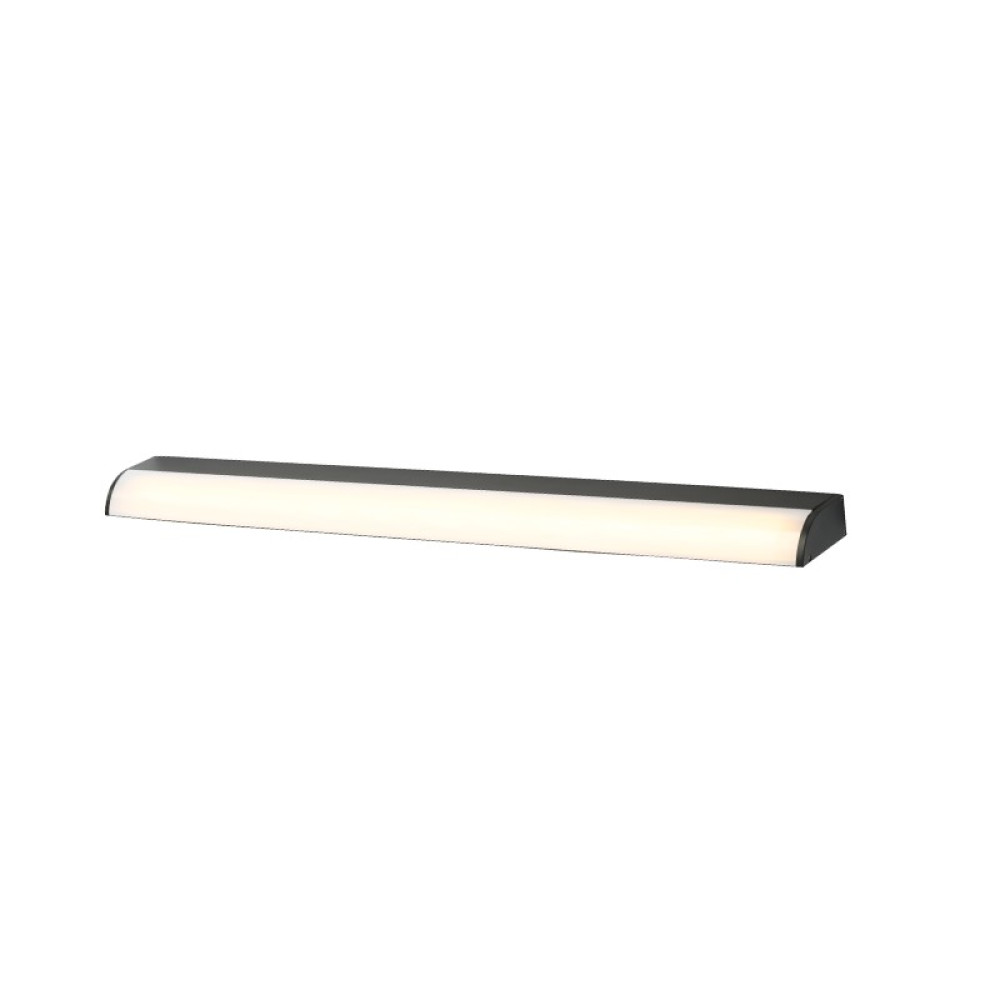 NETTO ΦΩΤΙΣΤΙΚΟ EΠITOIXO ΜΑΥΡΟ ΜΑΤ ΜΕΤΑΛΛΙΚΟ LED 12W 3000K 780Lm IP20 570Χ70mm