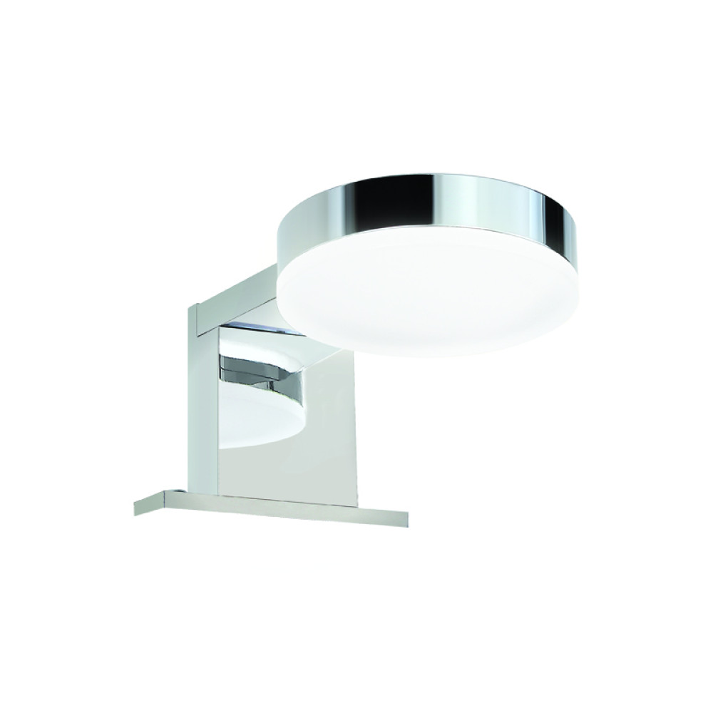 NETTO ΦΩΤΙΣΤΙΚΟ ΕΠΙΤΟΙΧΟ ΧΡΩΜΙΟ ΜΕΤΑΛΛΙΚΟ LED 5W 3000K 330Lm IP44 145X65MM