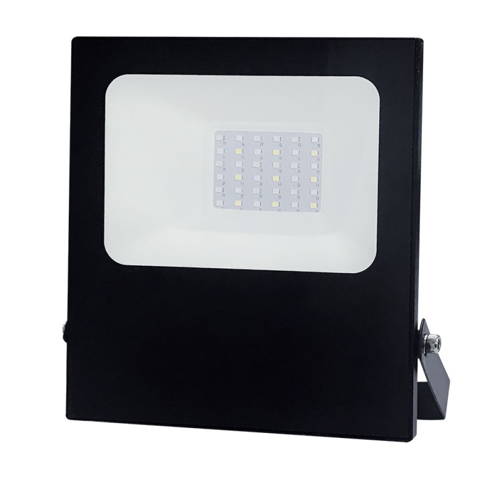 LED SMD ΠΡΟΒΟΛΕΑΣ 230V AC 30W RGBW IP66 ΜΑΥΡΟ