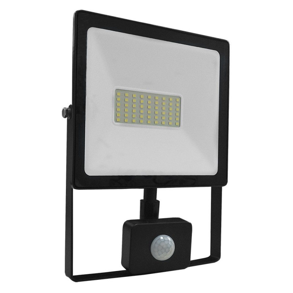LED SMD ΠΡΟΒΟΛΕΑΣ 230V AC 50W 3000K 4000LM IP66 Ra80 ΜΑΥΡΟ