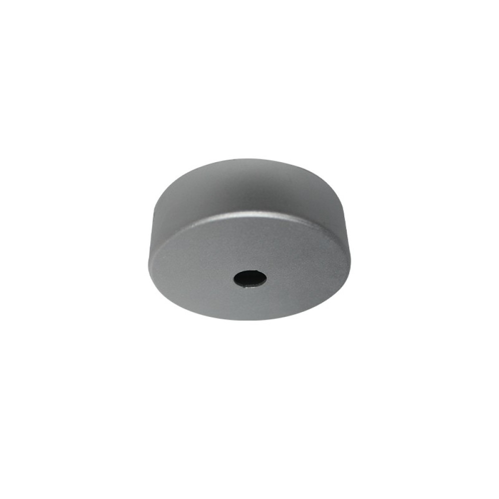 ΜΕΤΑΛΛΙΚΗ ΓΚΡΙ ΣΤΡΟΓΓΥΛΗ ΡΟΖΕΤΑ Φ80x30mm