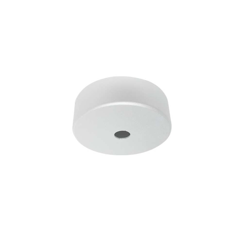 ΜΕΤΑΛΛΙΚΗ ΛΕΥΚΗ ΣΤΡΟΓΓΥΛΗ ΡΟΖΕΤΑ Φ80x30mm