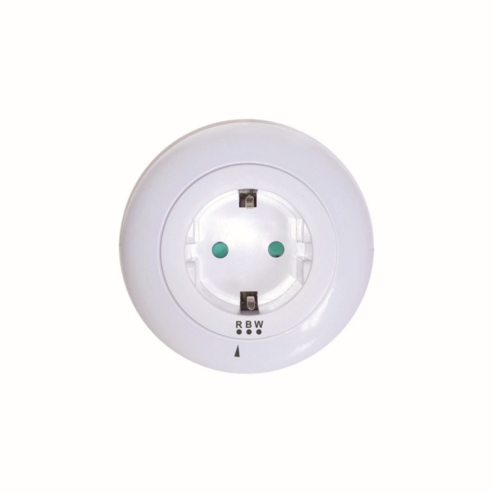 LED ΛΑΜΠΑΚΙ ΝΥΚΤΟΣ 0,5W ΜΕ ΠΡΙΖΑ ΣΟΥΚΟ,ΑΙΣΘΗΤΗΡΑ,ΛΕΥΚΟ/ΜΠΛΕ/ΚΟΚΚΙΝΟ ΦΩΣ,ΛΕΥΚΟ ΠΛΑΣΤΙΚΟ 230V IP20