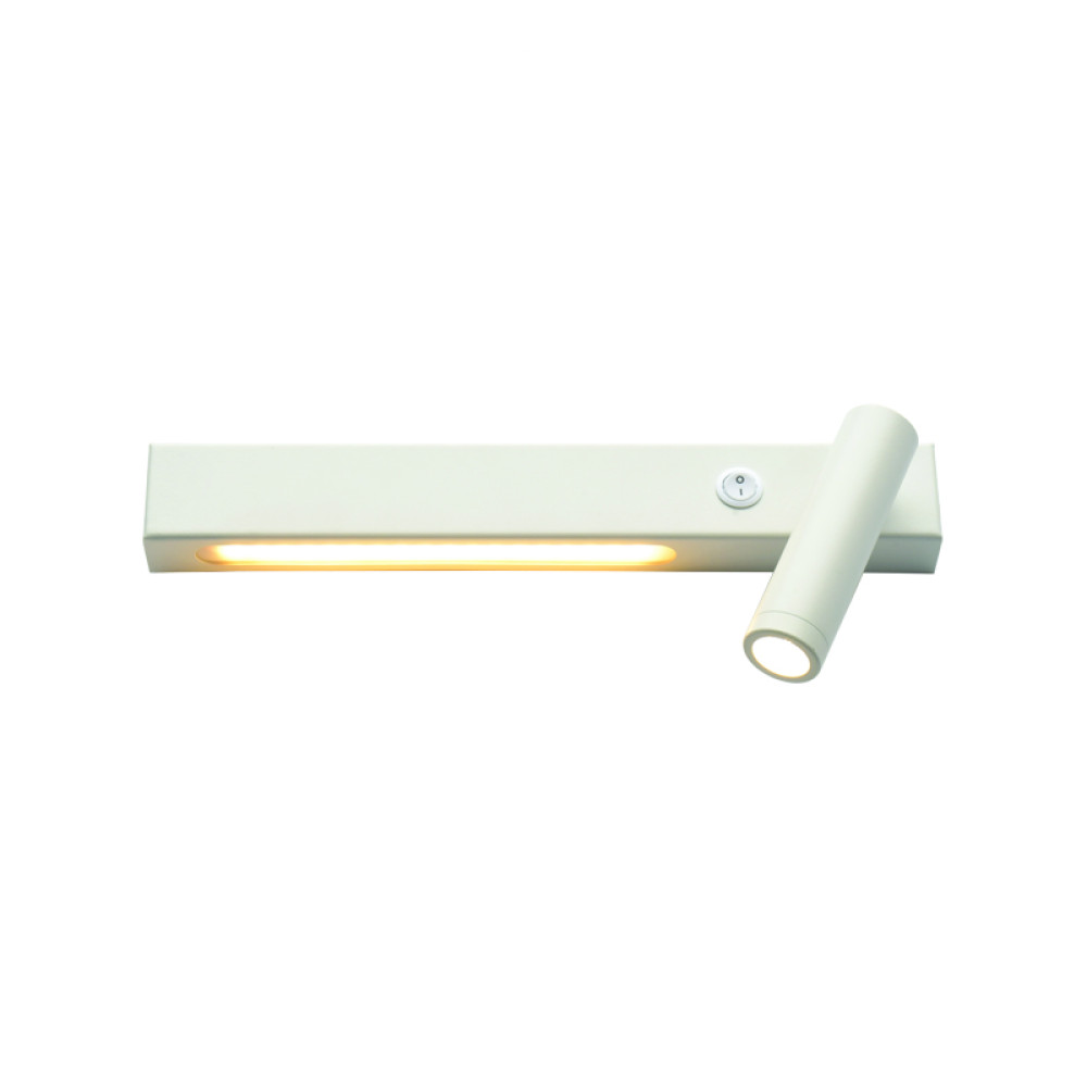 ΕΠΙΤΟΙΧΟ Φ/Σ LED 12W 3200K 980LM HERMES ΛΕΥΚΟ ΜΕΤ/ΚΟ 28Χ11Χ8CM ΔΕΞΙΑ