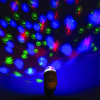 LED ΜΙΝΙ DISCO ΜΠΑΛΑ ΠΡΙΖΑΣ 3W RGB ΛΕΥΚΟ ΠΛΑΣΤΙΚΟ 230V IP20