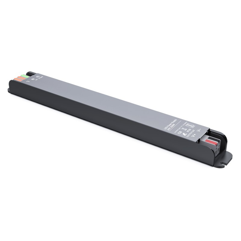 LED CV ΜΕΤΑΛΛΙΚΟ DRIVER 230V AC- 24V DC 250W 10.4A IP20 5YRS