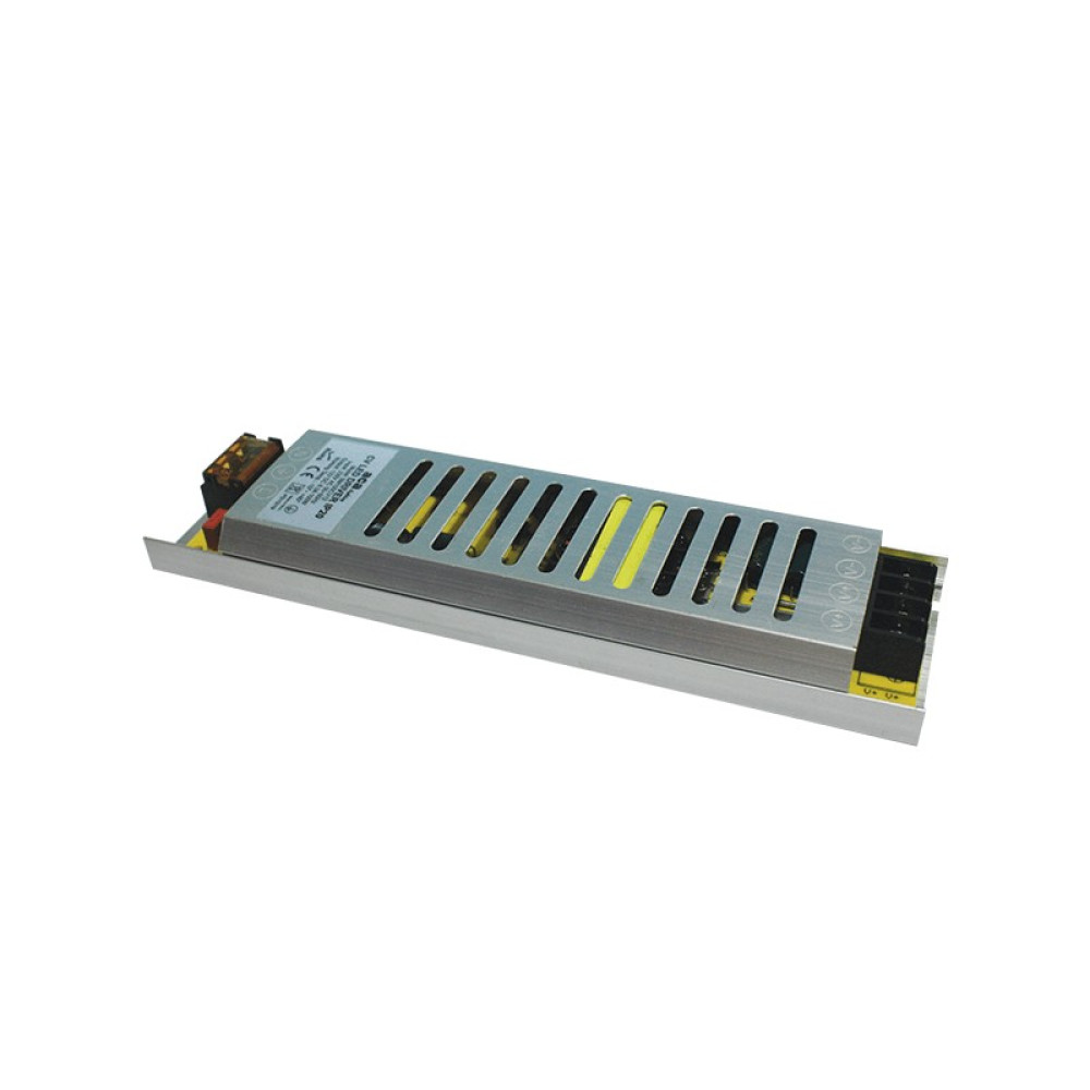 ΛΕΠΤΟ ΜΕΤΑΛΛΙΚΟ CV LED DRIVER 100W 230V AC 12V DC 8.3A IP20 ΜΕ ΤΕΡΜΑΤΙΚΗ