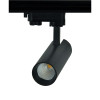 LED ΦΩΤΙΣΤΙΚΟ ΡΑΓΑΣ  230V AC10W 4000K 3-PHASE 36° 1050LM Ra80 Φ55x153mm 5YRS ΑΜΜΩΔΕΣ ΜΑΥΡΟ