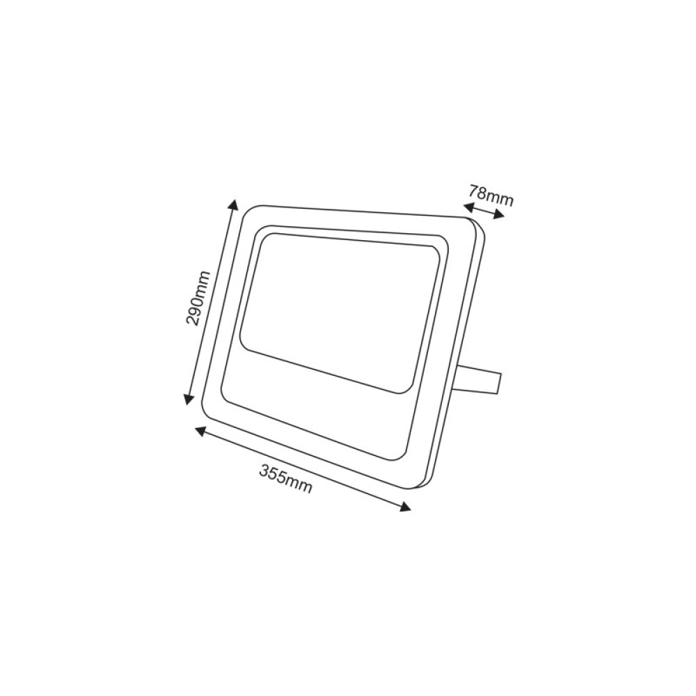 LED SMD ΠΡΟΒΟΛΕΑΣ ΜΕ ΦΩΤΟΒΟΛΤΑΙΚΑ ΠΑΝΕΛ 200W 6000K IP66 120° Ra70