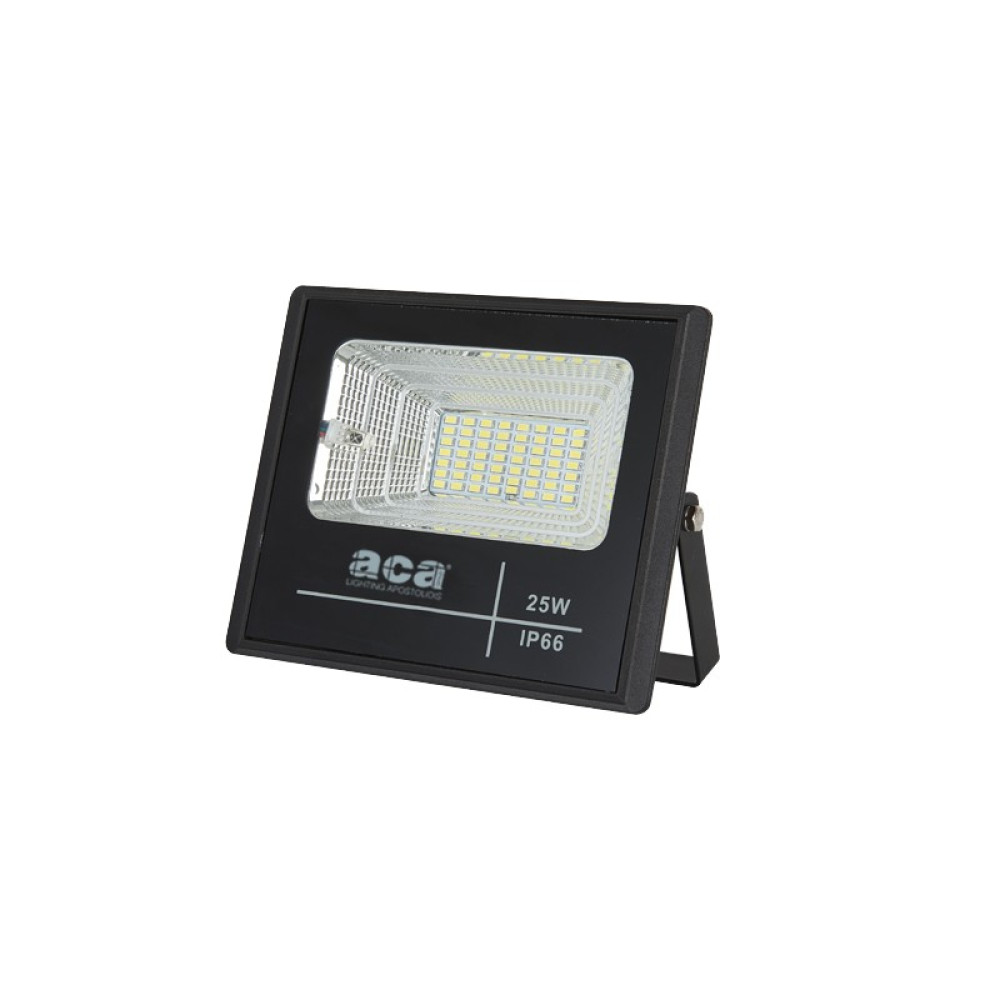 LED SMD ΠΡΟΒΟΛΕΑΣ ΜΕ ΦΩΤΟΒΟΛΤΑΙΚΑ ΠΑΝΕΛ 25W 6000K IP66 120° Ra70