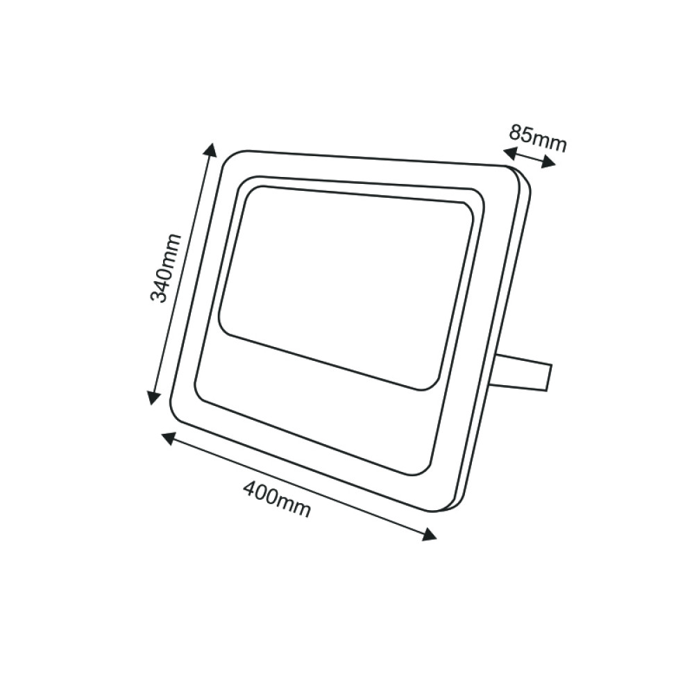 LED SMD ΠΡΟΒΟΛΕΑΣ ΜΕ ΦΩΤΟΒΟΛΤΑΙΚΑ ΠΑΝΕΛ 300W 6000K IP66 120° Ra70