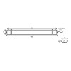TETE ΓΡΑΜΜΙΚΟ ΦΩΤΙΣΤΙΚΟ LED 30W 652mm 6500K 2750LM IP66 230VAC Ra80