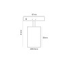 ΜΙΝΙ ΜΑΥΡΟ ΜΑΓΝΗΤΙΚΟ ΣΠΟΤ 24V DC 5W 4000K 530LM 24° Ra90 5YRS Φ35,5x55mm