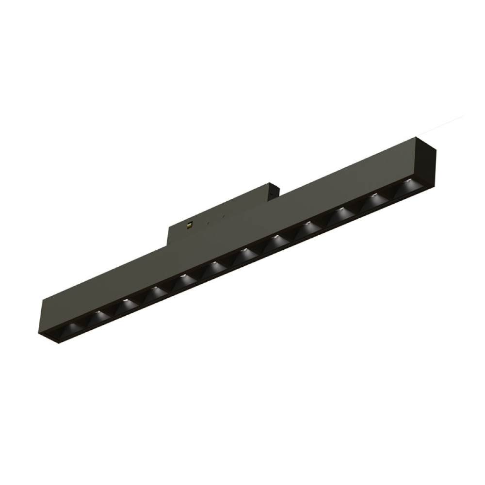 ΜΙΝΙ ΜΑΥΡΟ ΜΑΓΝΗΤΙΚΟ ΦΩΤΙΣΤΙΚΟ 24V DC 10W 3000K 490LM 36° Ra90 5YRS L196mm