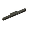 ΜΙΝΙ ΜΑΥΡΟ ΜΑΓΝΗΤΙΚΟ ΦΩΤΙΣΤΙΚΟ 24V DC 10W 3000K 490LM 36° Ra90 5YRS L196mm