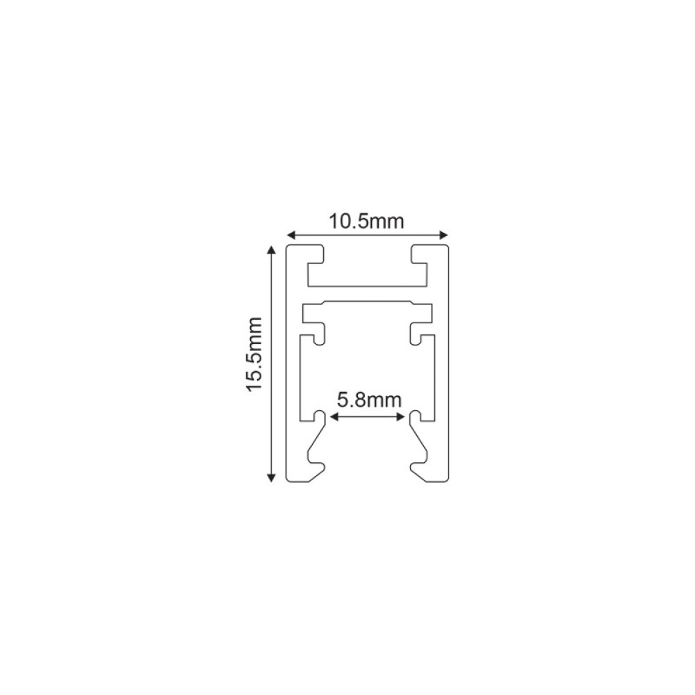 ΜΙΝΙ ΜΑΓΝΗΤΙΚΗ ΡΑΓΑ ΟΡΟΦΗΣ &amp; ΚΡΕΜΑΣΤΗ 24V DC 3Μ ΜΑΥΡΗ
