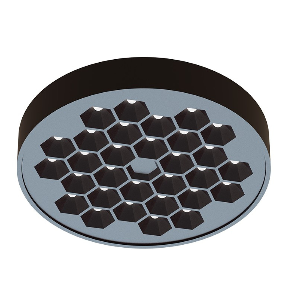 ΜΙΝΙ ΜΑΥΡΟ ΜΑΓΝΗΤΙΚΟ ΣΠΟΤ 24V DC 15W 3000K 950LM 50° Ra90 5YRS Φ122*32ΜΜ