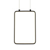 NETTO ΦΩΤΙΣΤΙΚΟ ΚΡΕΜΑΣΤΟ ΜΑΥΡΟ ΜΑΤ ΜΕΤΑΛΛΙΚΟ LED 11W 3000K 1044Lm IP20 110Χ1360mm