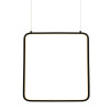 NETTO ΦΩΤΙΣΤΙΚΟ ΚΡΕΜΑΣΤΟ ΜΑΥΡΟ ΜΑΤ ΜΕΤΑΛΛΙΚΟ LED 14W 3000K 1330Lm IP20 300Χ1360mm