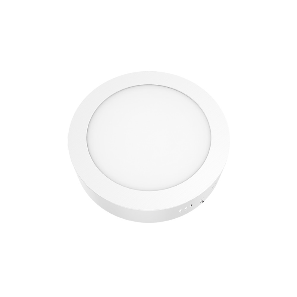 LED ΠΑΝΕΛ ΟΡΟΦΗΣ ΛΕΥΚΟ ΣΤΡΟΓΓΥΛΟ 230V AC 18W 3000K 1700LM Ra80 Φ209mm