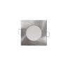 LED ΣΠΟΤ ΝΙΚΕΛΙΟ ΜΑΤ ΤΕΤΡΑΓΩΝΟ 230V AC 5W 3.000K 400LM 120° IP65 Ra80