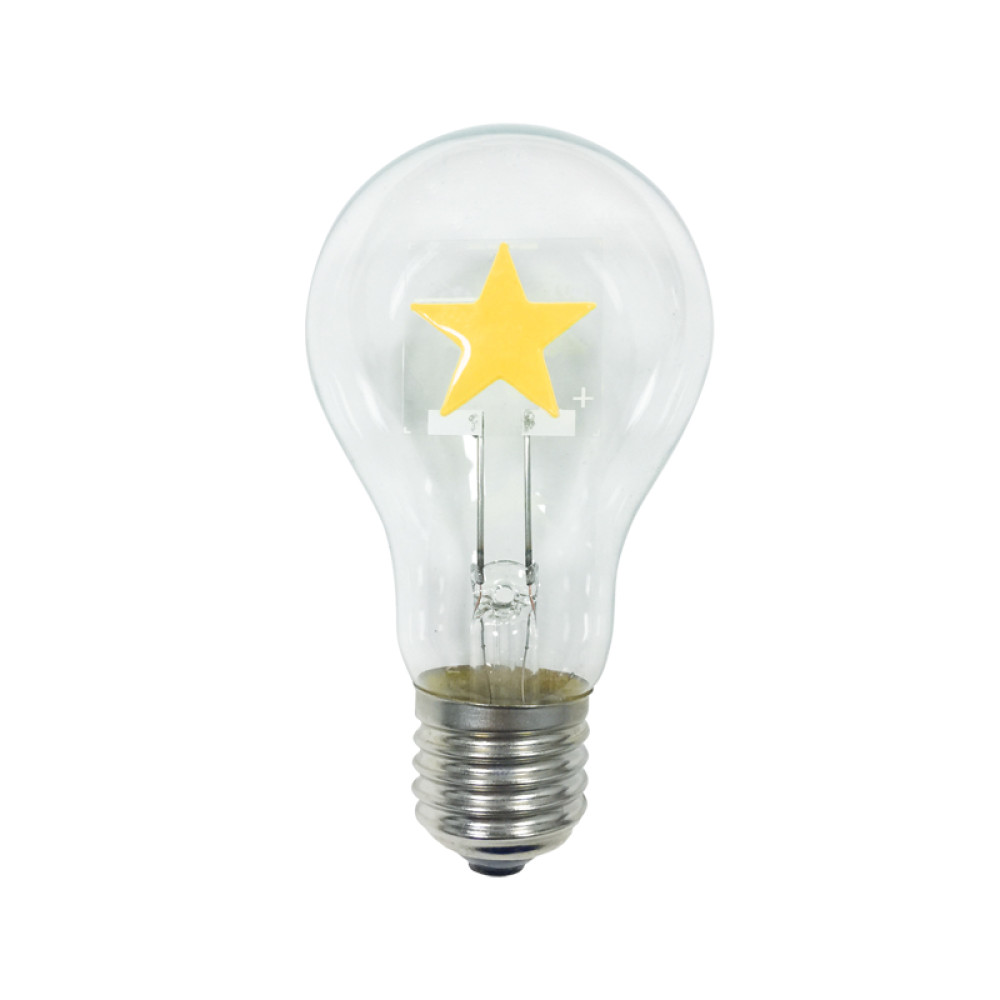 FILAMENT LED A60 2W 2700K 230V AC 200LM RA80 30000HRS 360° 1xE27