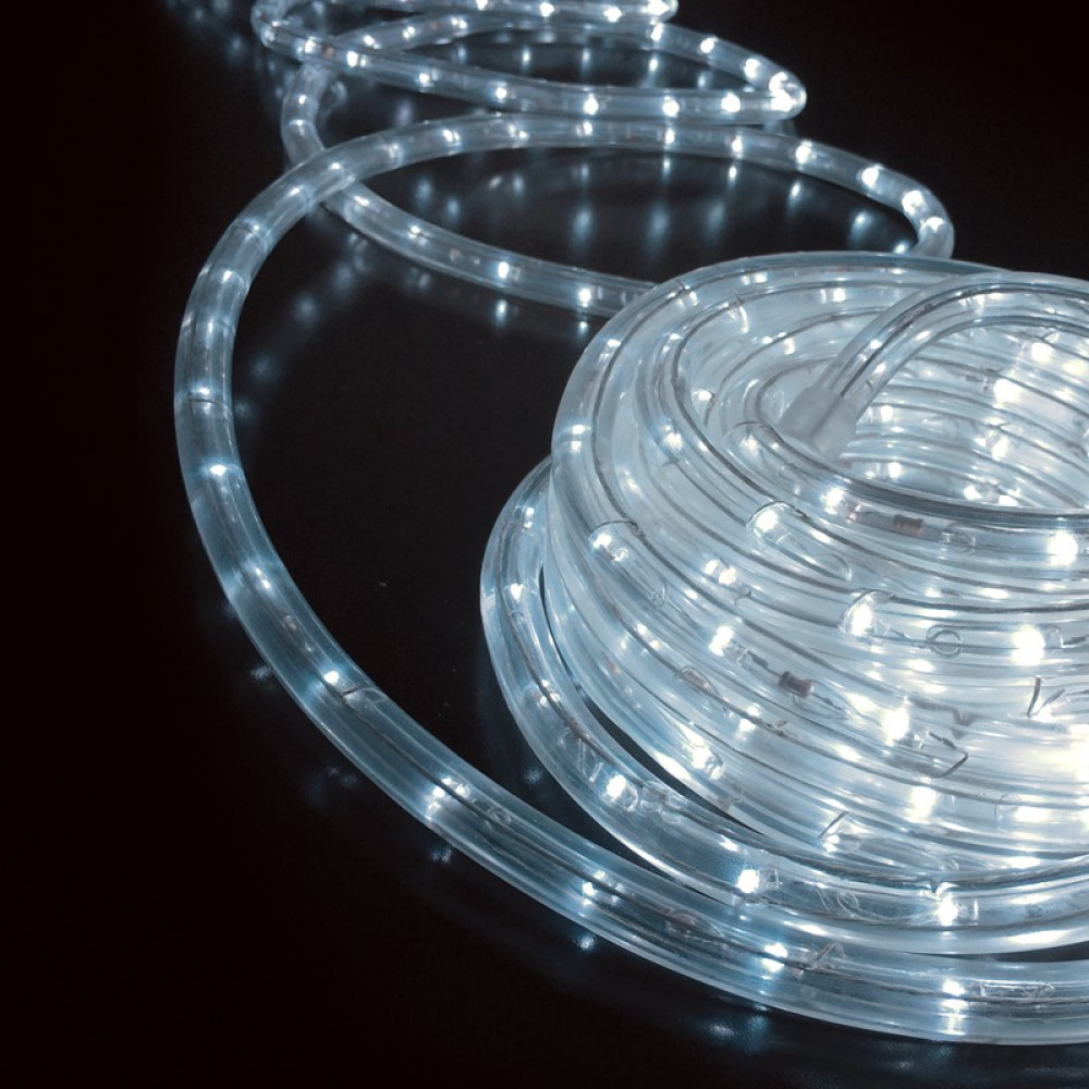 ΦΩΤΟΣΩΛΗΝΑΣ ΜΟΝΟΚΑΝΑΛΟΣ ΨΥΧΡΟ ΛΕΥΚΟ LED 36L/m 50m ΚΟΠΗ ΑΝΑ 1m IP65 &amp; 3 ΣΕΤ ΕΞΑΡΤΗΜΑΤΑ