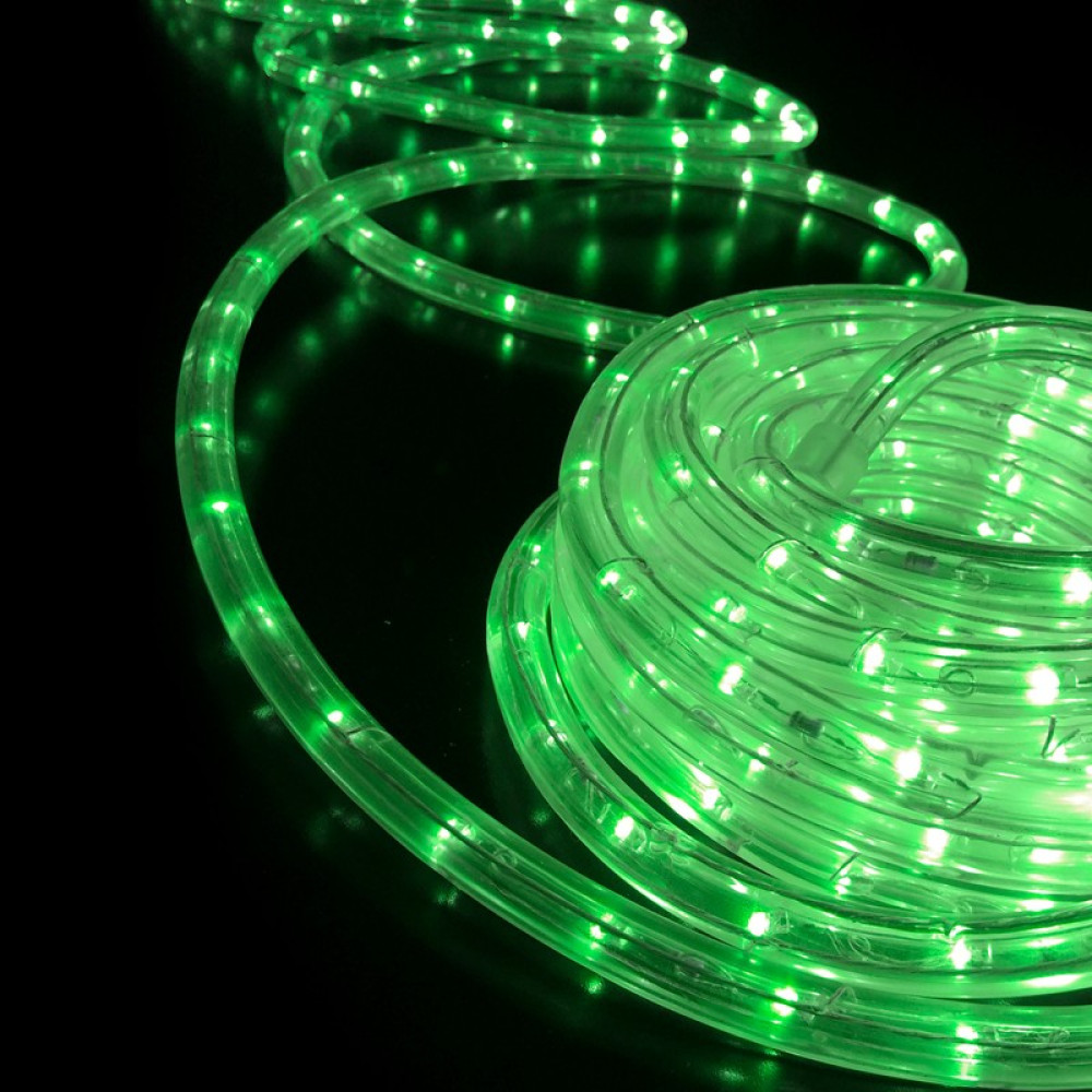 ΦΩΤΟΣΩΛΗΝΑΣ ΔΙΚΑΝΑΛΟΣ LED ΠΡΑΣΙΝΟΣ 36L/m 50m ΚΟΠΗ ΑΝΑ 2m IP44 &amp; 3 ΣΕΤ ΕΞΑΡΤΗΜΑΤΑ